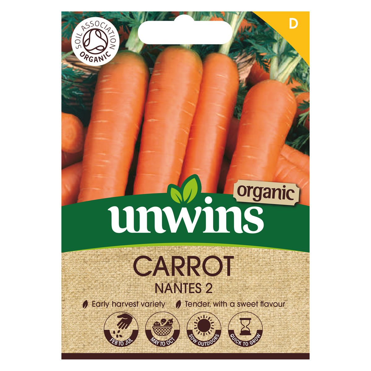 5051618036788 1 Carrot Nantes 2 Organic Seeds.jpg